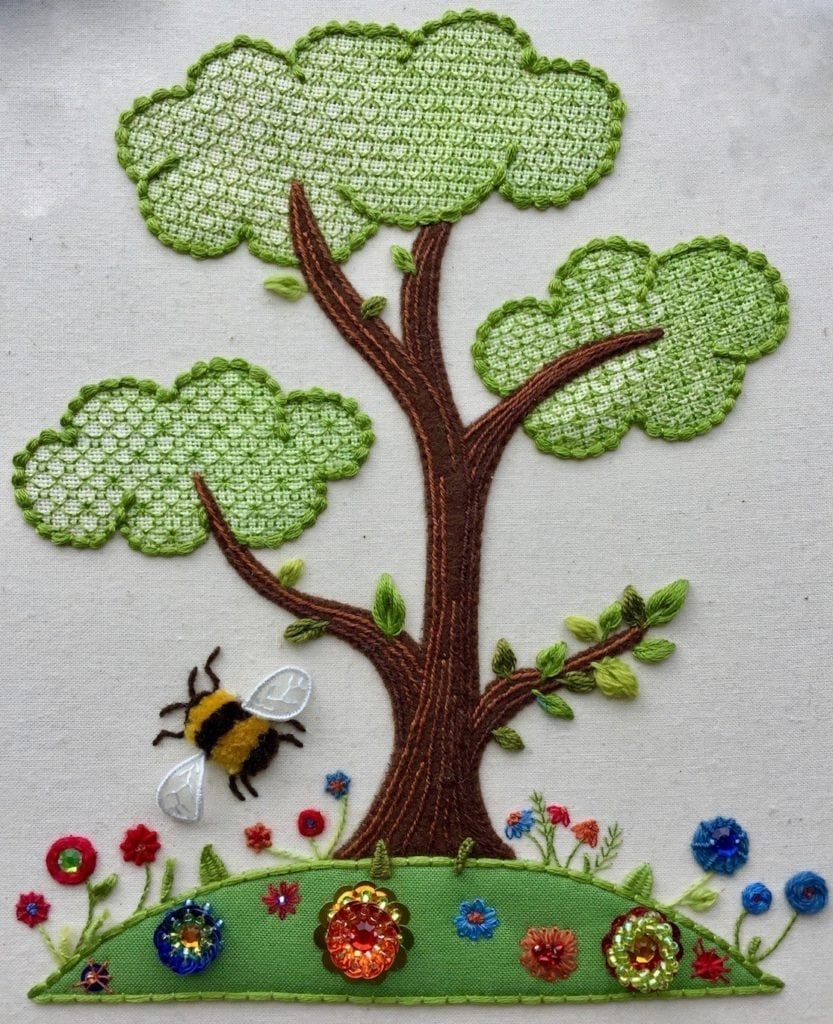 stumpwork courses available at the royal school of needlework