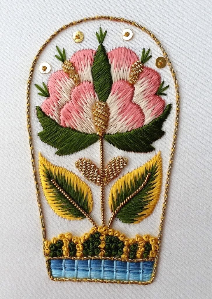 Royal school of needlework silk shading course