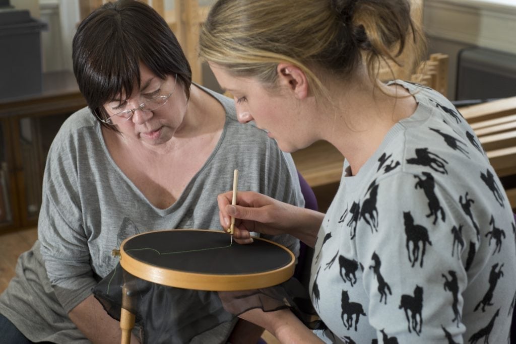 become a class tutor at the royal school of needlework